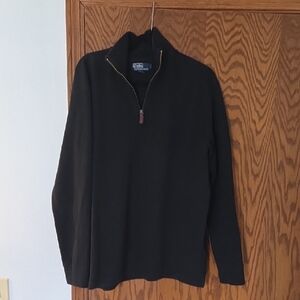 Polo by Ralph Lauren Black Zip-Up Sweater